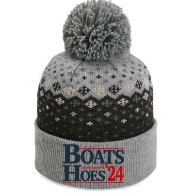 Boats And Hoes 2024 Election Funny The Baniff Cuffed Pom Beanie