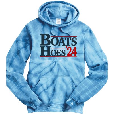 Boats And Hoes 2024 Election Funny Tie Dye Hoodie