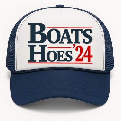 Boats And Hoes 2024 Election Funny Trucker Hat