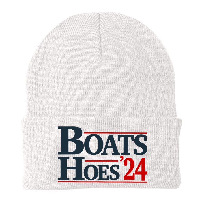 Boats And Hoes 2024 Election Funny Knit Cap Winter Beanie