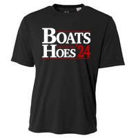 Boats And Hoes 2024 Election Funny Cooling Performance Crew T-Shirt