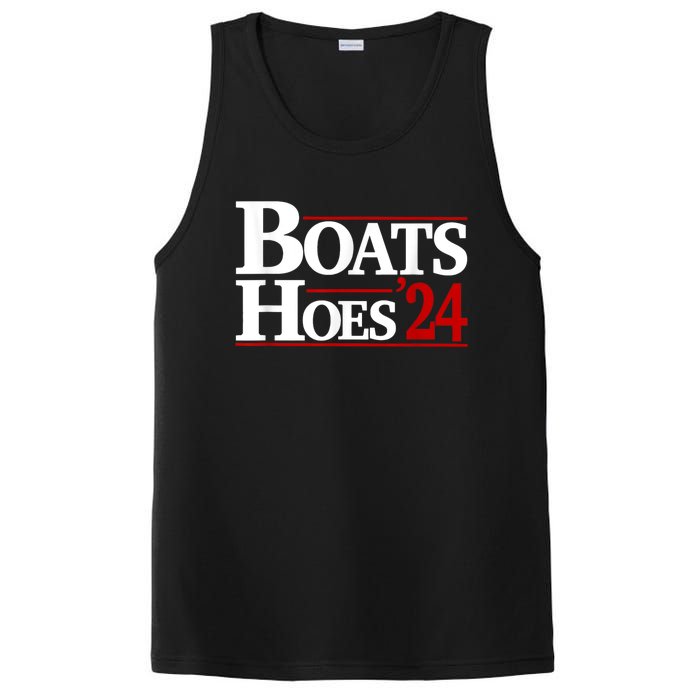 Boats And Hoes 2024 Election Funny PosiCharge Competitor Tank