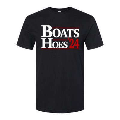 Boats And Hoes 2024 Election Funny Softstyle CVC T-Shirt