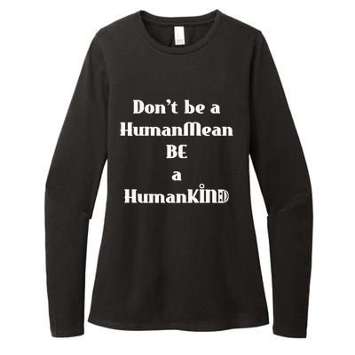 BE A HumanKind Womens CVC Long Sleeve Shirt