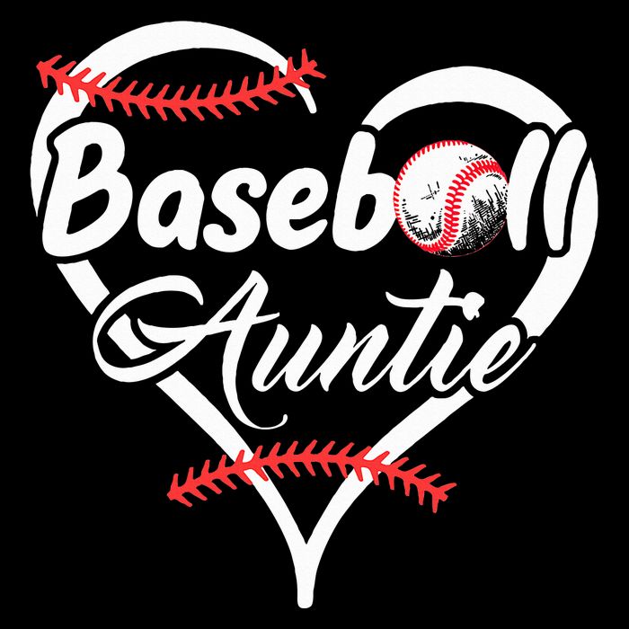 Baseball Aunt Heart Proud Baseball Auntie Sweatshirt
