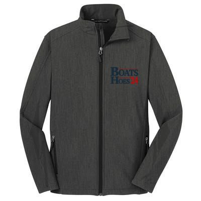 Boats and Hoes 2024 Election Funny Core Soft Shell Jacket