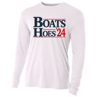 Boats and Hoes 2024 Election Funny Cooling Performance Long Sleeve Crew