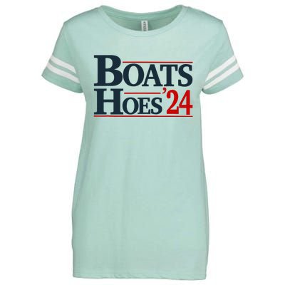 Boats and Hoes 2024 Election Funny Enza Ladies Jersey Football T-Shirt