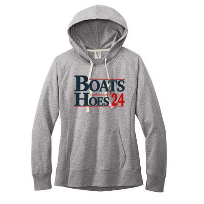 Boats and Hoes 2024 Election Funny Women's Fleece Hoodie