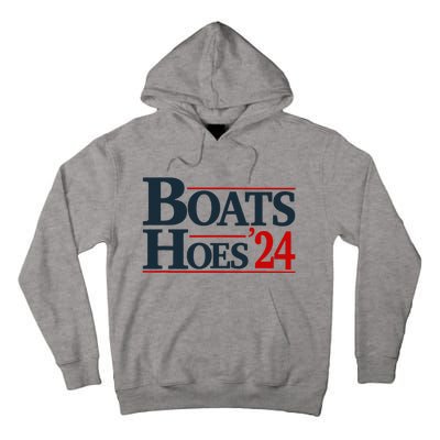 Boats and Hoes 2024 Election Funny Tall Hoodie