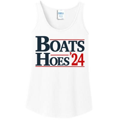 Boats and Hoes 2024 Election Funny Ladies Essential Tank