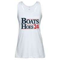 Boats and Hoes 2024 Election Funny Ladies Essential Flowy Tank