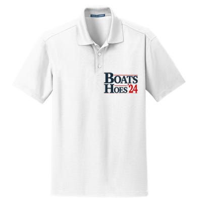 Boats and Hoes 2024 Election Funny Dry Zone Grid Polo