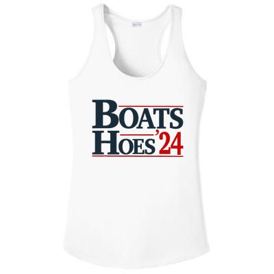 Boats and Hoes 2024 Election Funny Ladies PosiCharge Competitor Racerback Tank