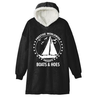 Boats And Hoes Step Brothers Gift Hooded Wearable Blanket