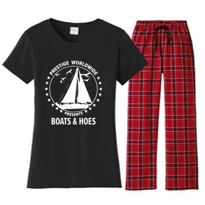 Boats And Hoes Step Brothers Gift Women's Flannel Pajama Set