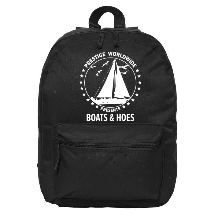 Boats And Hoes Step Brothers Gift 16 in Basic Backpack