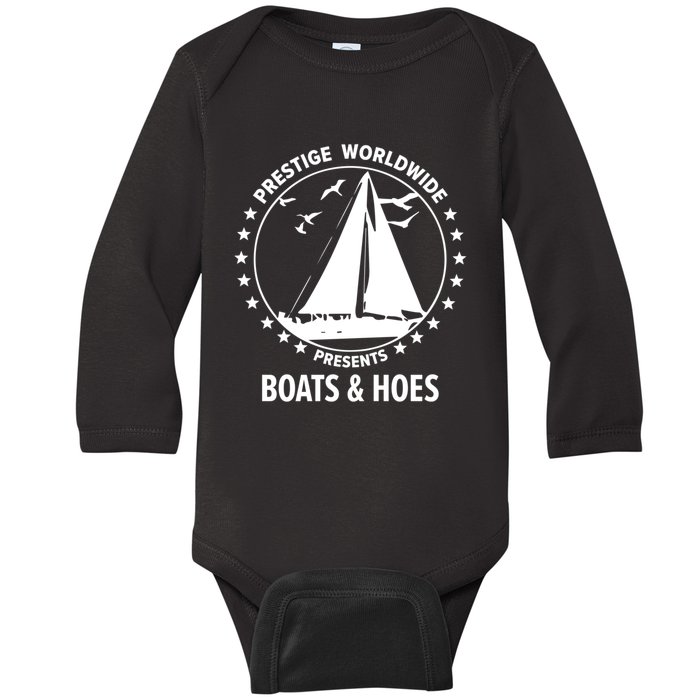 Boats And Hoes Step Brothers Gift Baby Long Sleeve Bodysuit