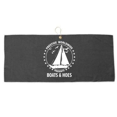 Boats And Hoes Step Brothers Gift Large Microfiber Waffle Golf Towel