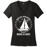 Boats And Hoes Step Brothers Gift Women's V-Neck T-Shirt