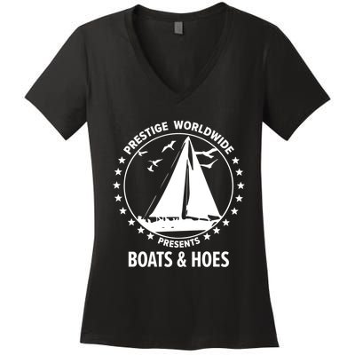 Boats And Hoes Step Brothers Gift Women's V-Neck T-Shirt