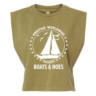 Boats And Hoes Step Brothers Gift Garment-Dyed Women's Muscle Tee