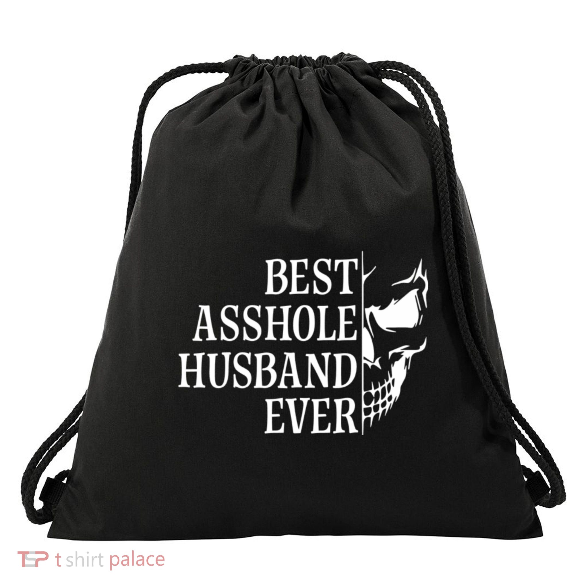 Best Asshole Husband Ever Drawstring Bag