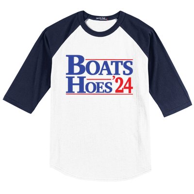 Boats And Hoes 2024 Election Day Baseball Sleeve Shirt