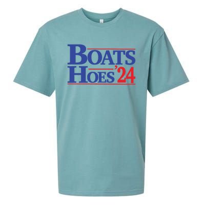 Boats And Hoes 2024 Election Day Sueded Cloud Jersey T-Shirt