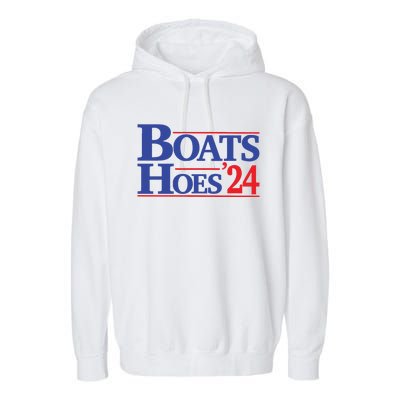 Boats And Hoes 2024 Election Day Garment-Dyed Fleece Hoodie