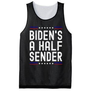 Biden’s A Half Sender Send funny saying Mesh Reversible Basketball Jersey Tank