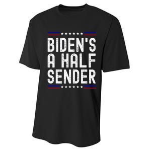 Biden’s A Half Sender Send funny saying Performance Sprint T-Shirt