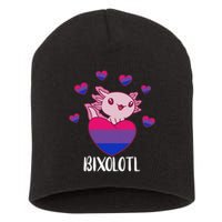 Bisexual Axolotl Heart Bisexuality Bi Bisexual Flag LGBTQ Short Acrylic Beanie