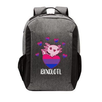 Bisexual Axolotl Heart Bisexuality Bi Bisexual Flag LGBTQ Vector Backpack