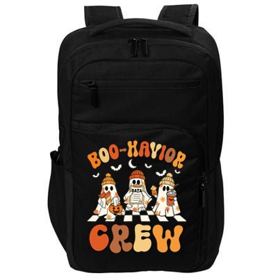 Behavior Analyst Halloween Aba Cute Ghost Boohavior Crew Impact Tech Backpack