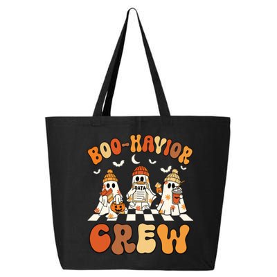 Behavior Analyst Halloween Aba Cute Ghost Boohavior Crew 25L Jumbo Tote