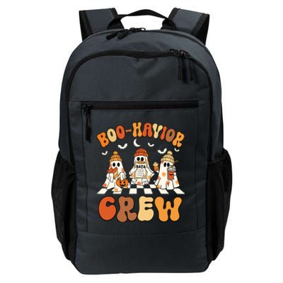 Behavior Analyst Halloween Aba Cute Ghost Boohavior Crew Daily Commute Backpack