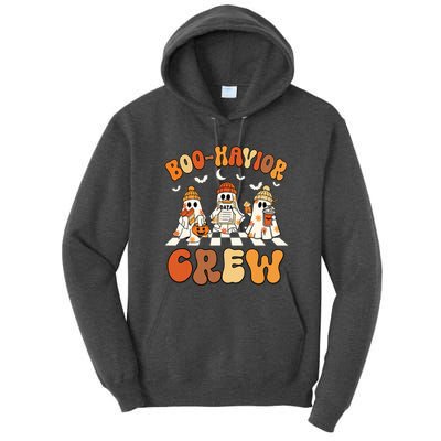 Behavior Analyst Halloween Aba Cute Ghost Boohavior Crew Tall Hoodie