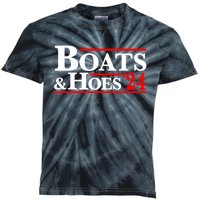 Boats And Hoes 2024 Kids Tie-Dye T-Shirt