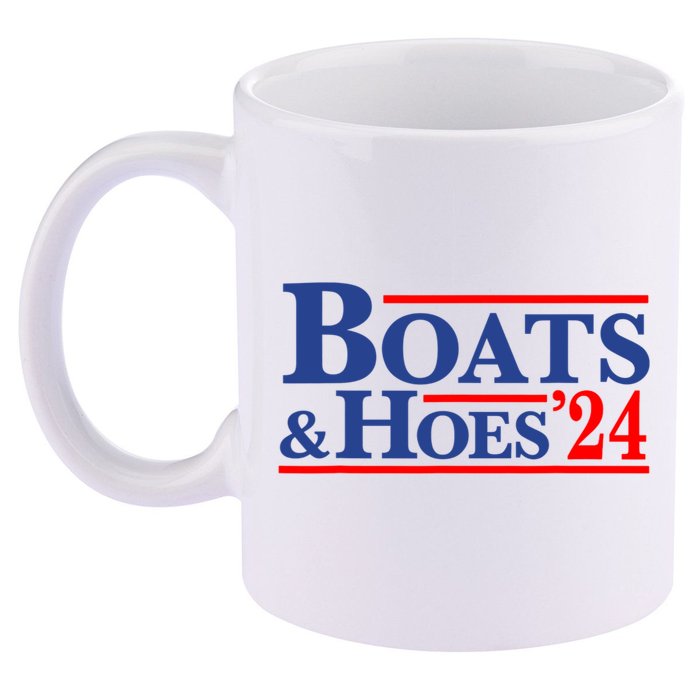 Boats And Hoes 2024 11oz C Handle Ceramic Mug