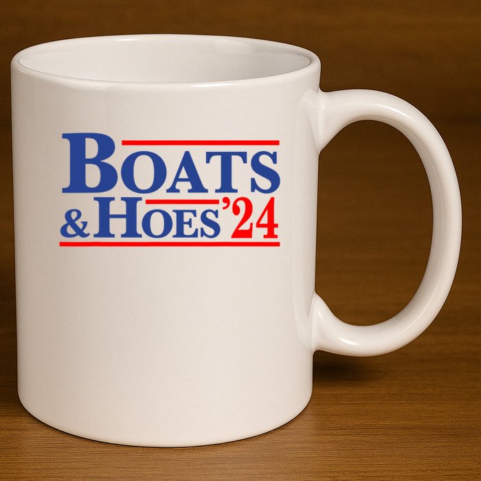 Boats And Hoes 2024 11oz C Handle Ceramic Mug