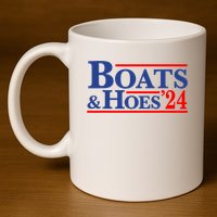 Boats And Hoes 2024 11oz C Handle Ceramic Mug