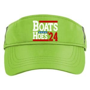 Boats And Hoes 2024 Gift Election Funny 2024 Election Humor Gift Adult Drive Performance Visor