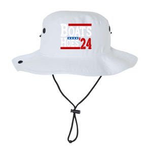 Boats And Hoes 2024 Gift Election Funny 2024 Election Humor Gift Legacy Cool Fit Booney Bucket Hat