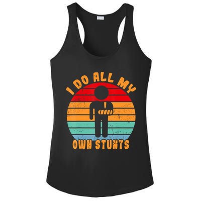 Broken Arm Hand Wrist Elbow Injury Get Well Soon Gifts Ladies PosiCharge Competitor Racerback Tank