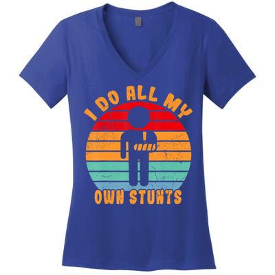 Broken Arm Hand Wrist Elbow Injury Get Well Soon Gifts Women's V-Neck T-Shirt