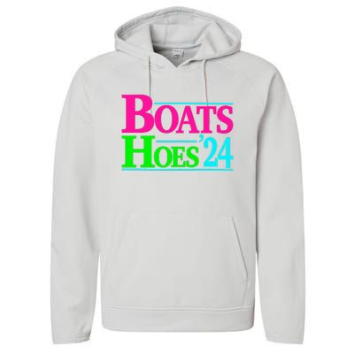 Boats And Hoes 2024 Performance Fleece Hoodie