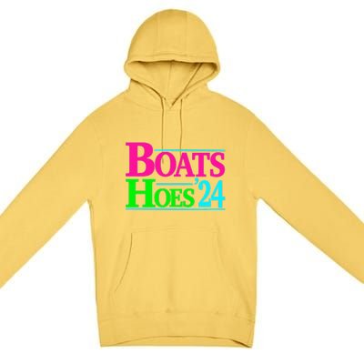 Boats And Hoes 2024 Premium Pullover Hoodie