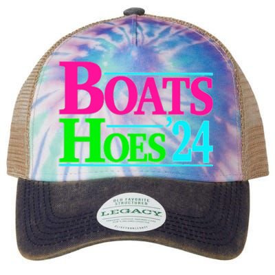 Boats And Hoes 2024 Legacy Tie Dye Trucker Hat