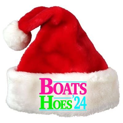 Boats And Hoes 2024 Premium Christmas Santa Hat